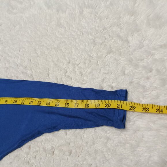 Free People We the Free Women's Blue Cowl Neck Oversize Sweatshirt Size S - Picture 5 of 8